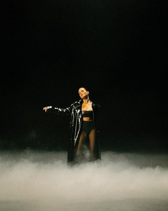 Selena Gomez in Layla Kaisi Collection diamond jewelry for In the Dark music video