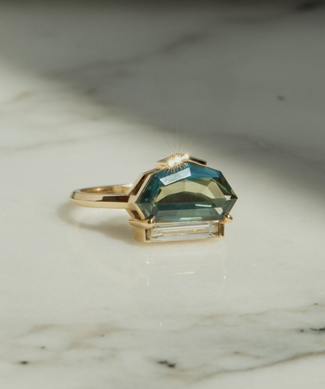 Parti Sapphire Ring | Collate | Layla Kaisi Collection